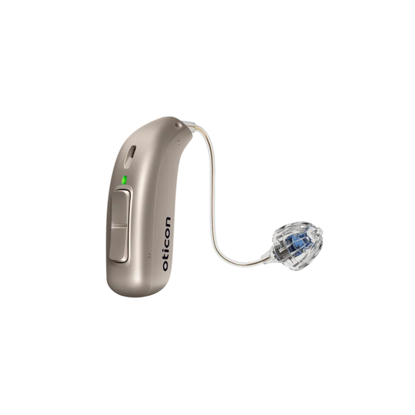Oticon Zircon 2 Mini RITE Power RIC Rechargeable Bluetooth Hearing Aid