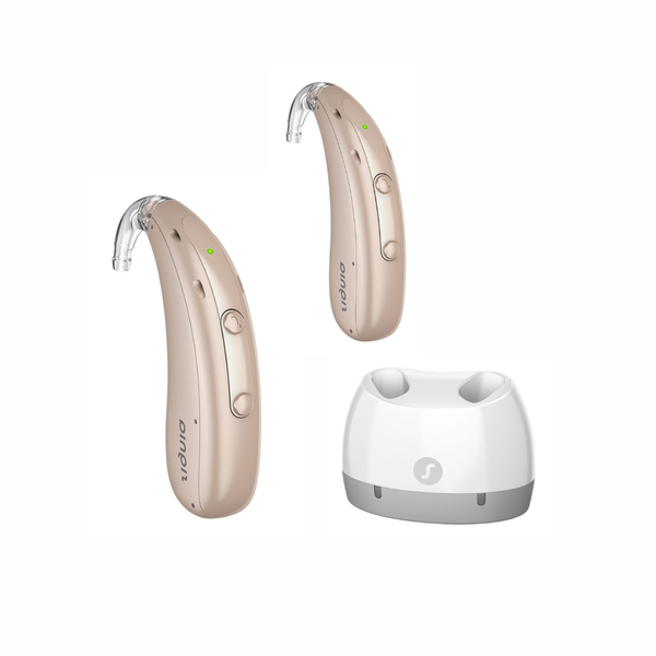 Signia Motion Charge&Go 2 IX SP BTE Rechargeable Hearing Aid, Desktop Charger