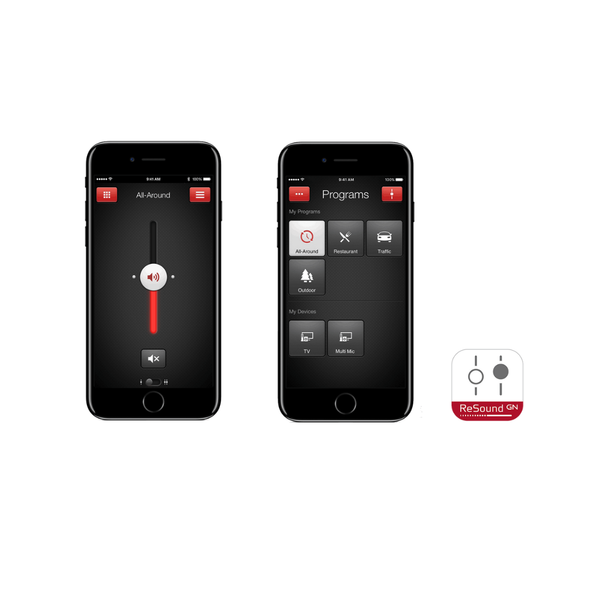 ReSound Key 461 RIE Hearing Aid – 12 Channels, Size 312 Battery, Bluetooth, Digital Programmable