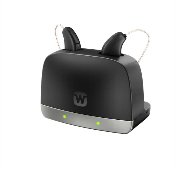 Widex Allure ARRD1 440 Rechargeable RIC Hearing Aid – 15 Channels, Bluetooth, PureSound Technology