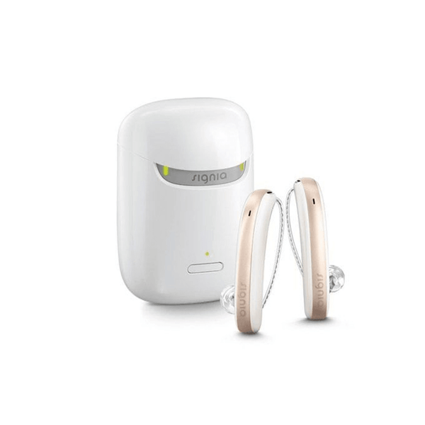 Signia Styletto CROS 2 IX Slim RIC Hearing Aid - Portable Charger