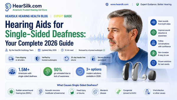 Hearing Aids for Single-Sided Deafness (CROS/BiCROS)? Your Complete 2026 Guide