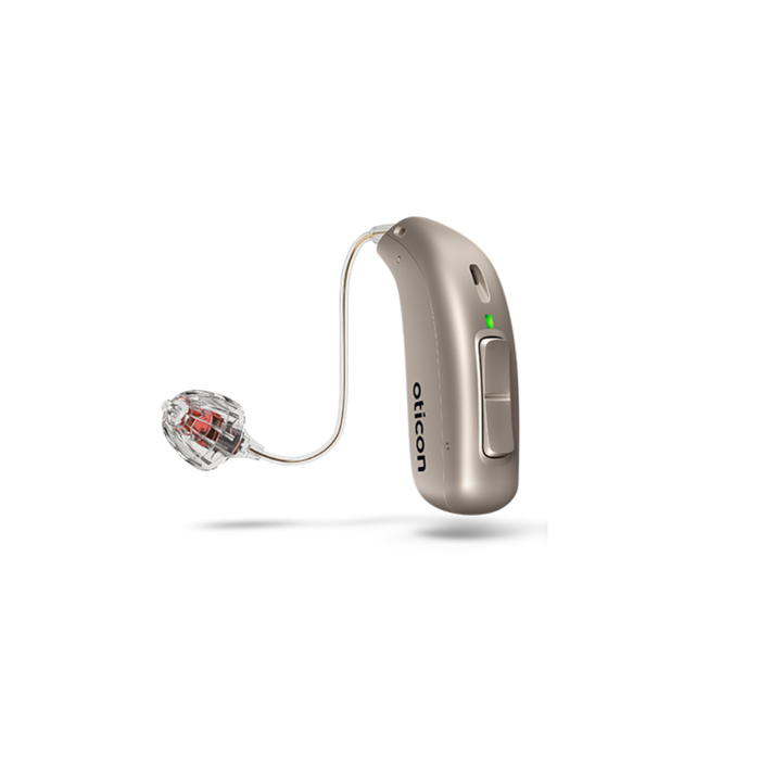 Oticon More 3 miniRITE Rechargeable Bluetooth Hearing Aid - With Smart Charger