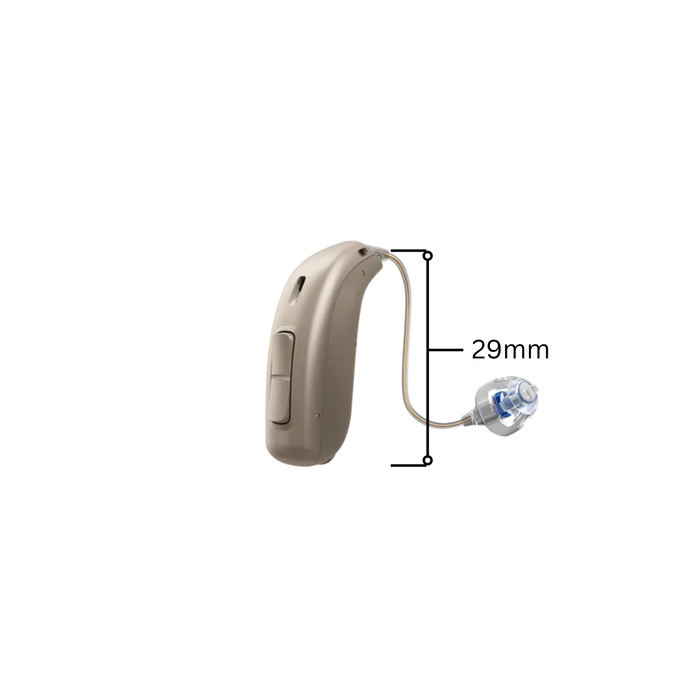 Oticon Ruby 1 miniRITE Hearing Aid with Desktop Charger