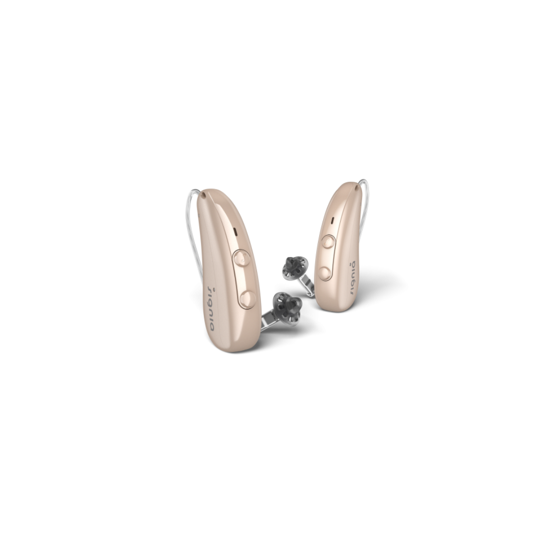 Signia Pure Charge & Go BCT 3IX Hearing Aids, Portable Charger.