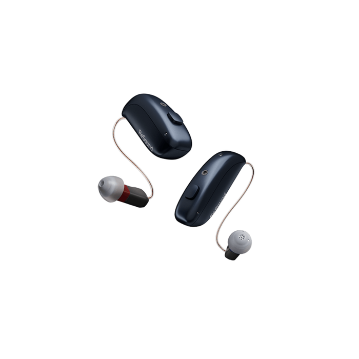 ReSound Savi 4 MiniRIE Rechargeable Hearing Aids – 12 Channels, Bluetooth Streaming