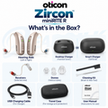 Zircon 2 MiniRITE Hearing Aid Rechargeable RIC Bluetooth Enable