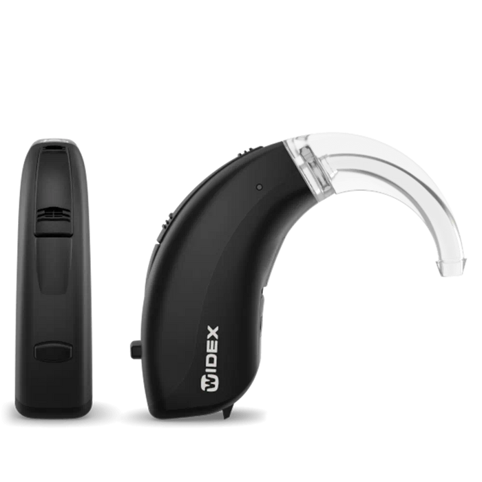Widex Moment MRB2D 440 Digital BTE Hearing Aid – 15 Channels, Bluetooth with Noise Cancellation