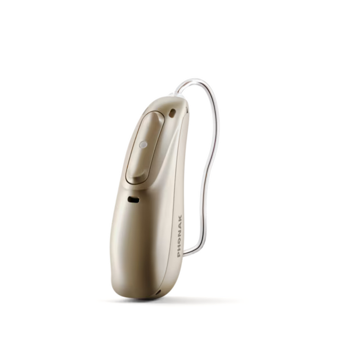 Phonak Lumity Audéo L90-R RIC Hearing Aid – 20 Channels, AI Powered, Rechargeable