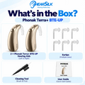 Terra+ UP BTE Hearing Aid – 10 Channels, Ultra Power, Battery Operated