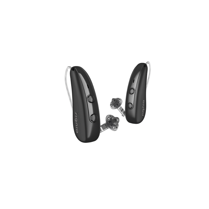 Signia Pure Charge&Go 5IX RIC Hearing Aids – 36 Channels, Rechargeable Bluetooth