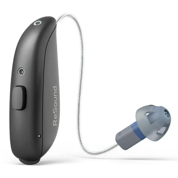 ReSound Vivia 4 MicroRIE Rechargeable Hearing Aid – 12 Channels, AI Powered, Bluetooth LE Audio, RIC