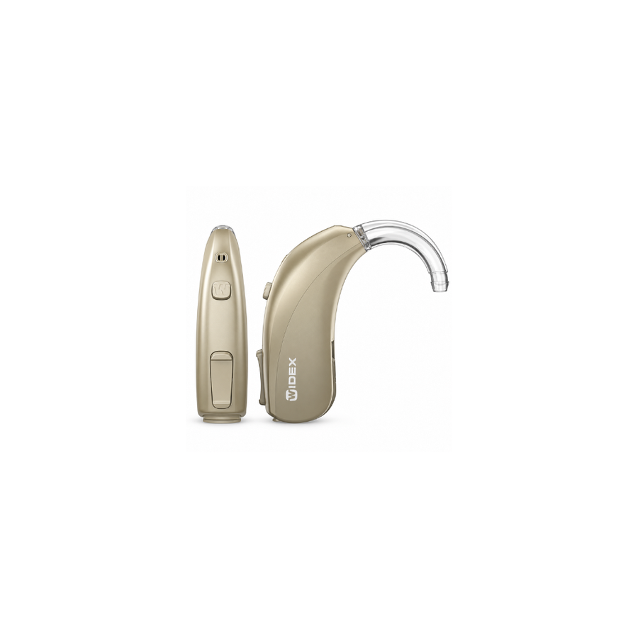 Widex Magnify MBR3D 50 BTE Hearing Aid – 4 Channels, Rechargeable Bluetooth Digital Hearing Aids
