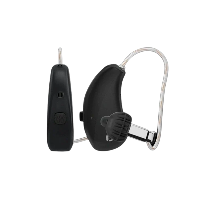 Widex Magnify MRR2D 50 RIC Hearing Aid – 4 Channels, Rechargeable Bluetooth with Noise Cancellation